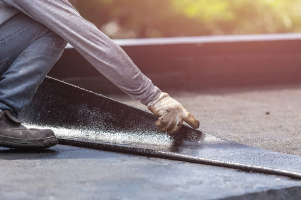 Professional Waterproofing technician working in Montpelier, OH